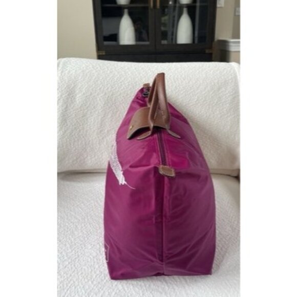 New Longchamp Le Pliage Eiffel Tower Limited Edition Large Tote Bag - Purple - Picture 4 of 7